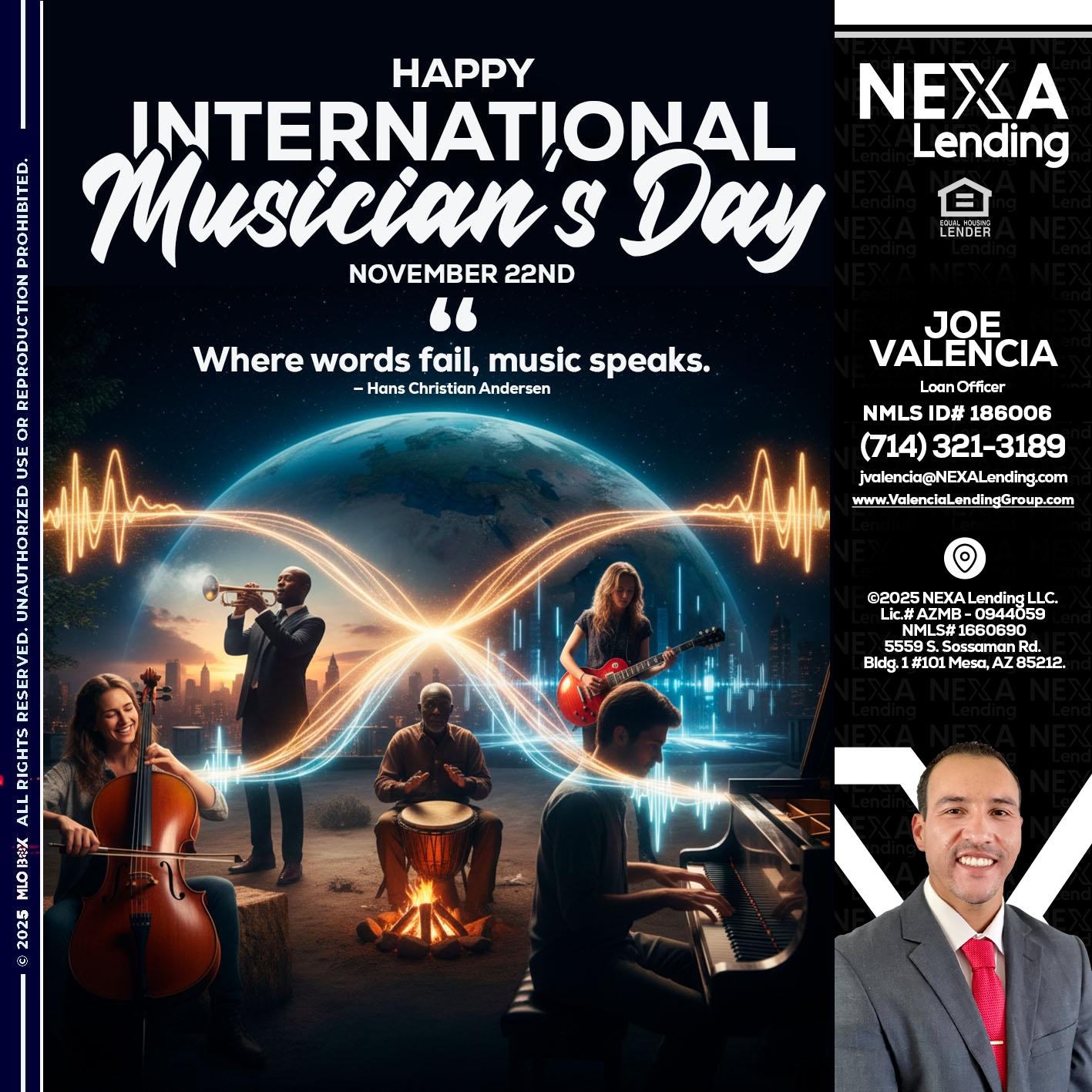 HAPPY INTERNATIONAL MUSICIAN’S DAY