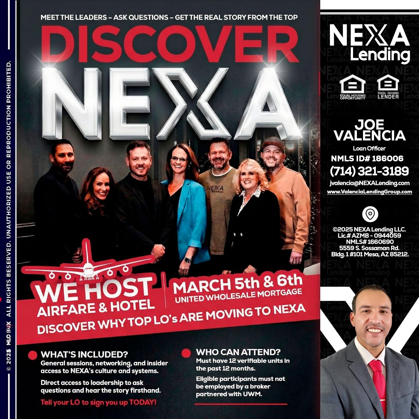 DISCOVER NEXA - Joe Valencia - Branch Manager